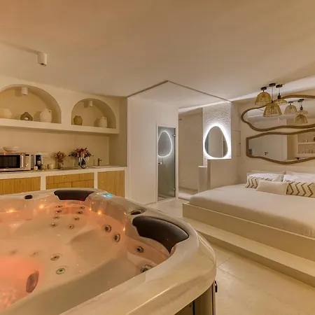 Appartement Santorini Suite, Jacuzzi & Hammam
