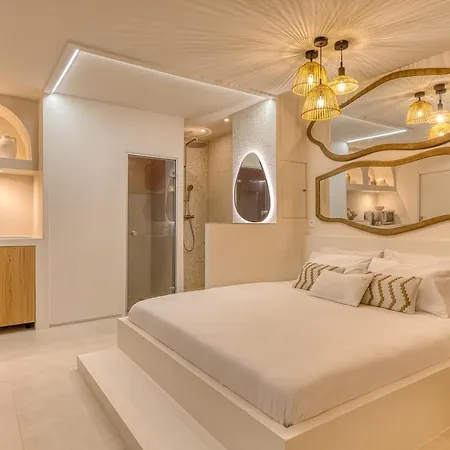 Santorini Suite, Jacuzzi & Hammam Lägenhet